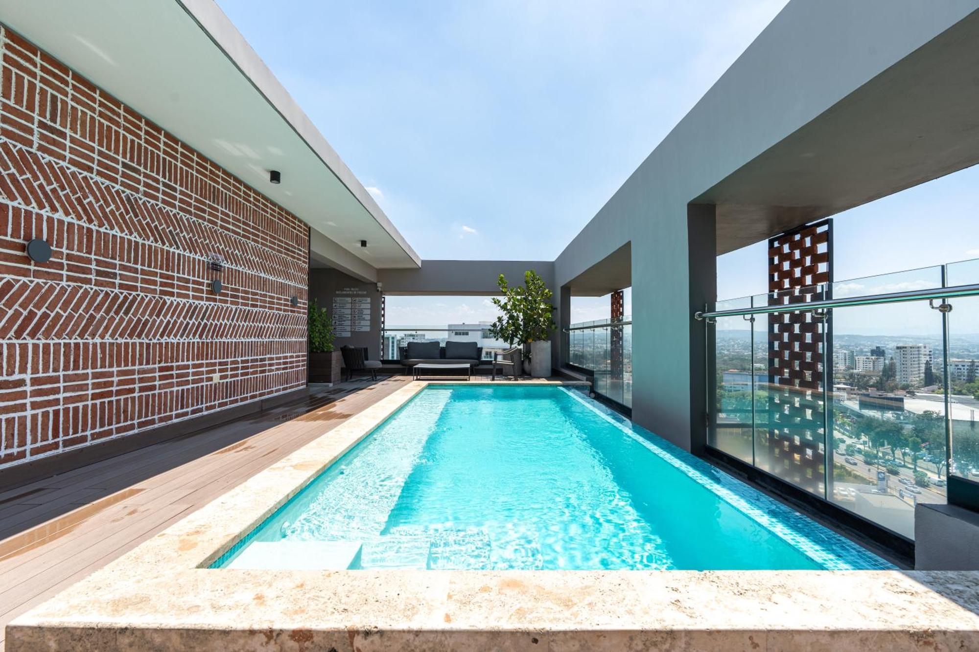 Modern Luxury Condo With Rooftop Pool & Gym Santiago De Los Caballeros Kültér fotó