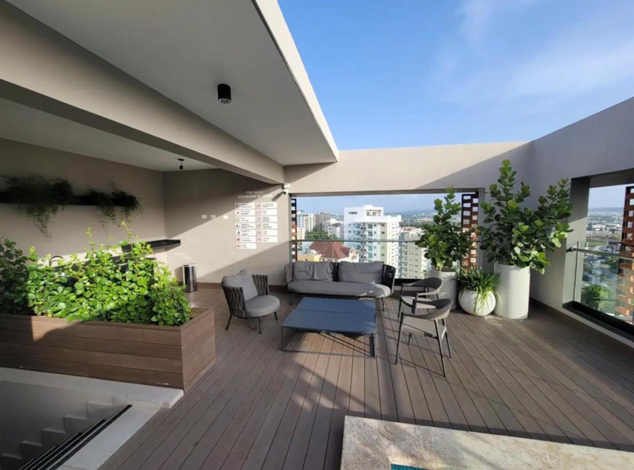 Modern Luxury Condo With Rooftop Pool & Gym Santiago De Los Caballeros Kültér fotó